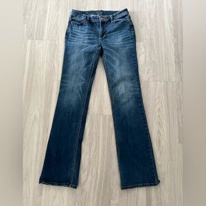 White House Black Market Blue Boot Cut Jeans